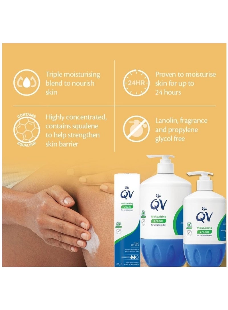 Ego Qv Ego Moisturising Cream For Sensitive Skin  500g - Image 3