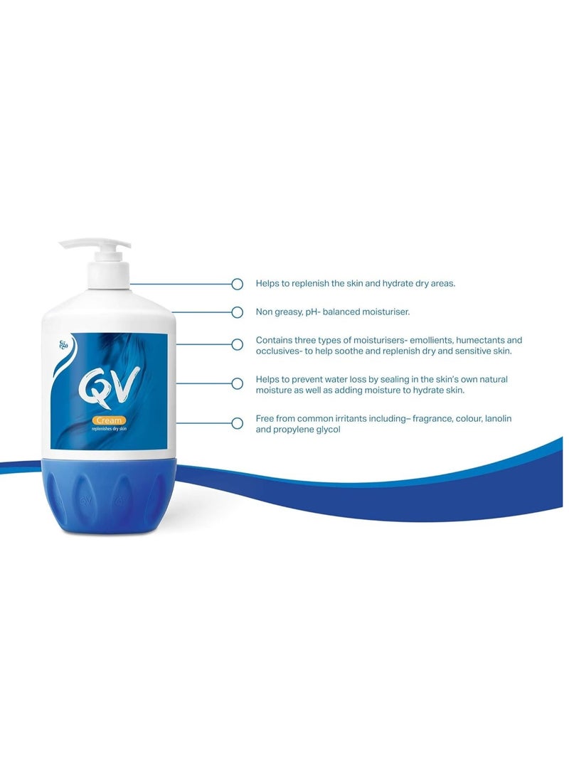 Ego Qv Ego Moisturising Cream For Sensitive Skin  500g - Image 4