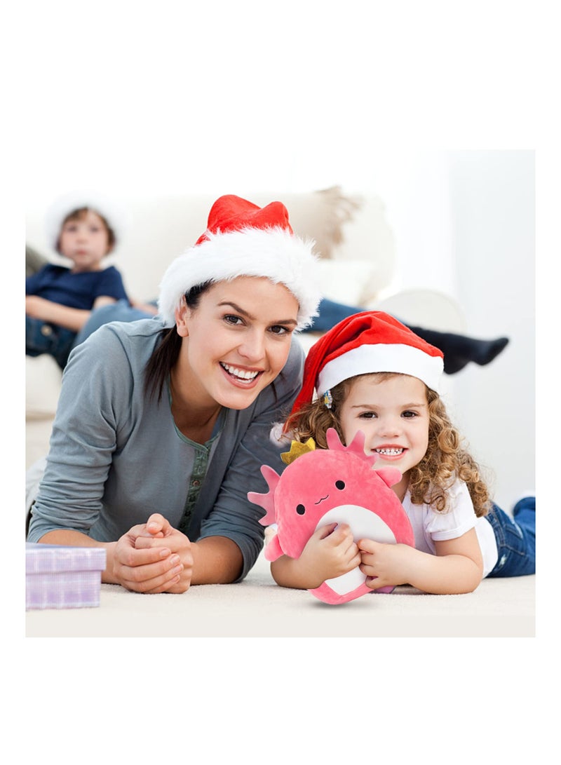 وسادة حيوانات محشوة لطيفة وناعمة بحجم 7.87 بوصة هدية رائعة للأطفال والمعجبين لعبة محشوة رائعة ودافئة باللون الوردي - Image 3