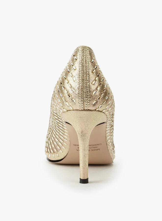 Celeste GOLD Women Stiletto Heel Pumps for Women | Best Price UAE