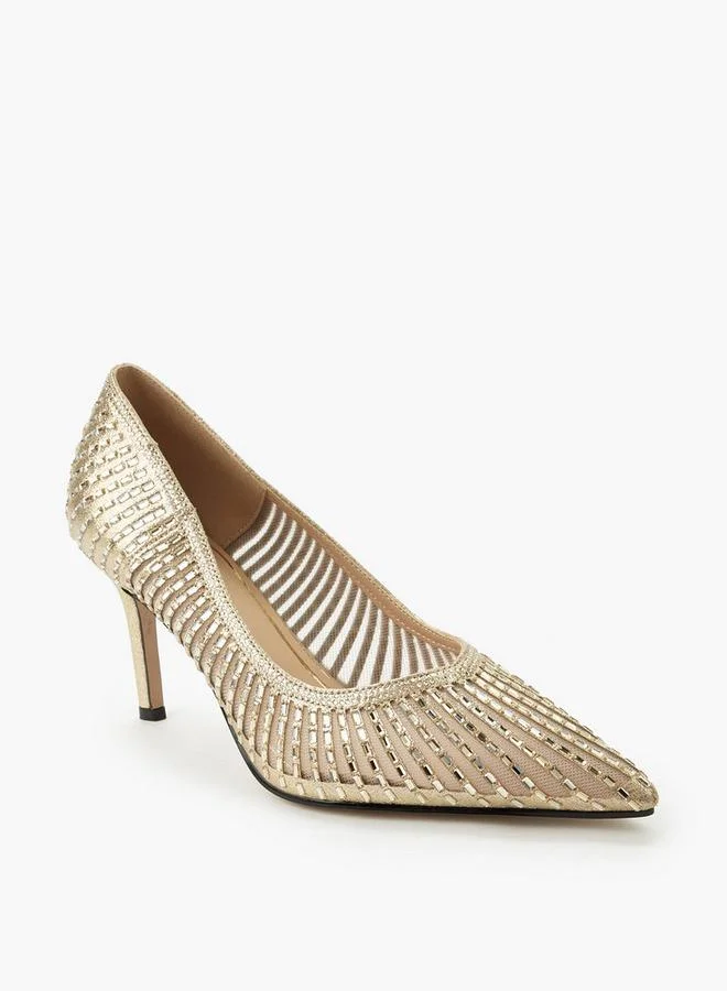 Celeste GOLD Women Stiletto Heel Pumps for Women | Best Price UAE