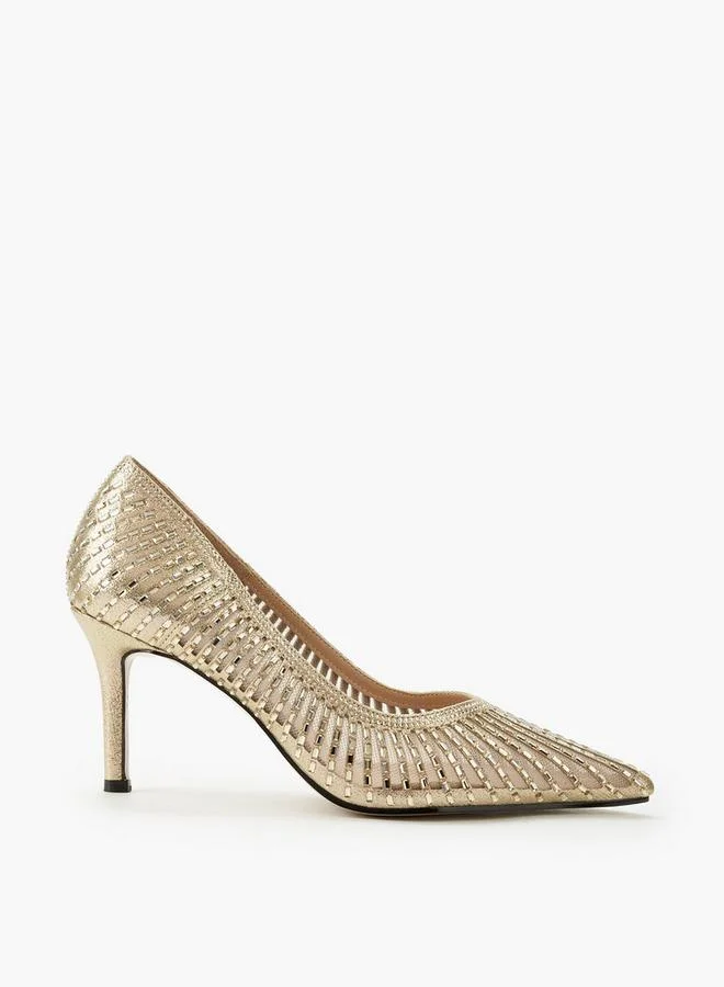 Celeste GOLD Women Stiletto Heel Pumps for Women | Best Price UAE