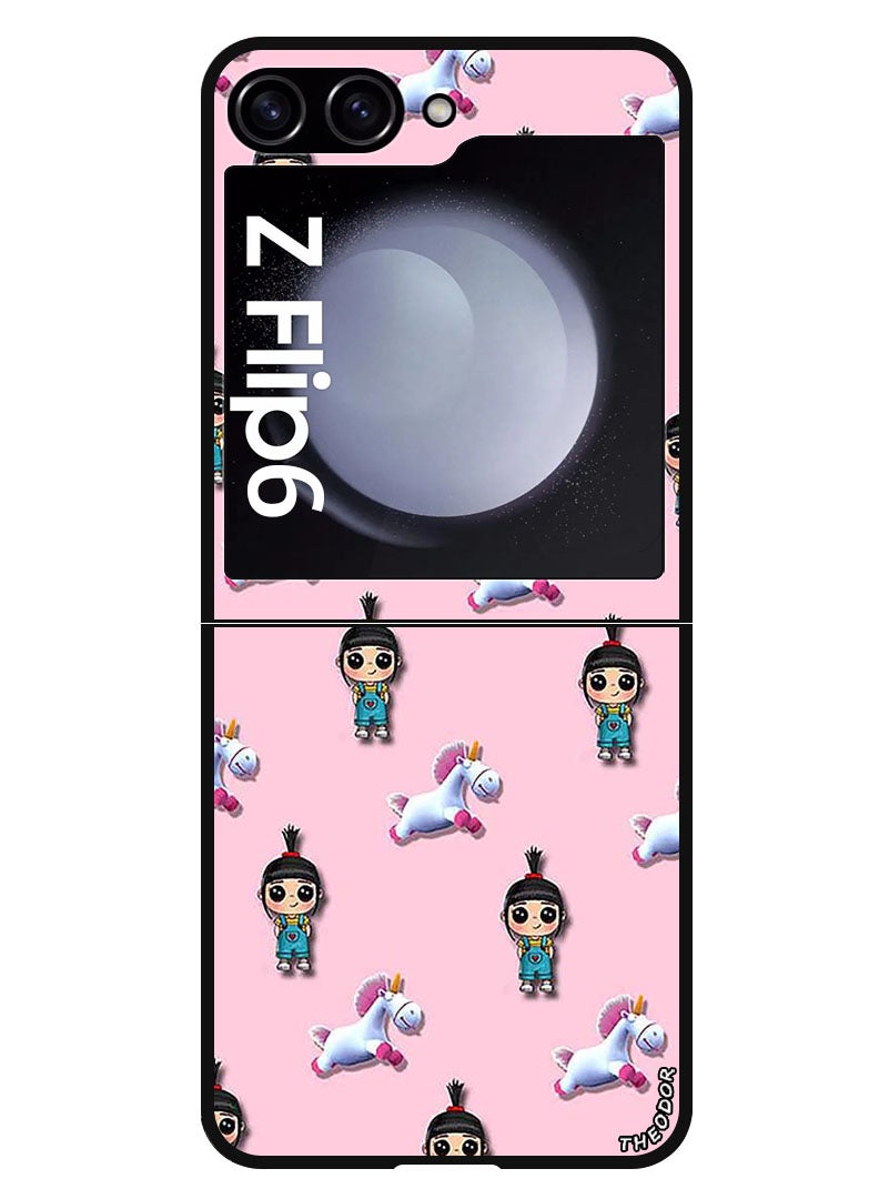 Theodor Protective Case Anti Scratch Shock Proof Bumper Cover For Samsung Galaxy Z Flip 6 Cartoon - Image 1