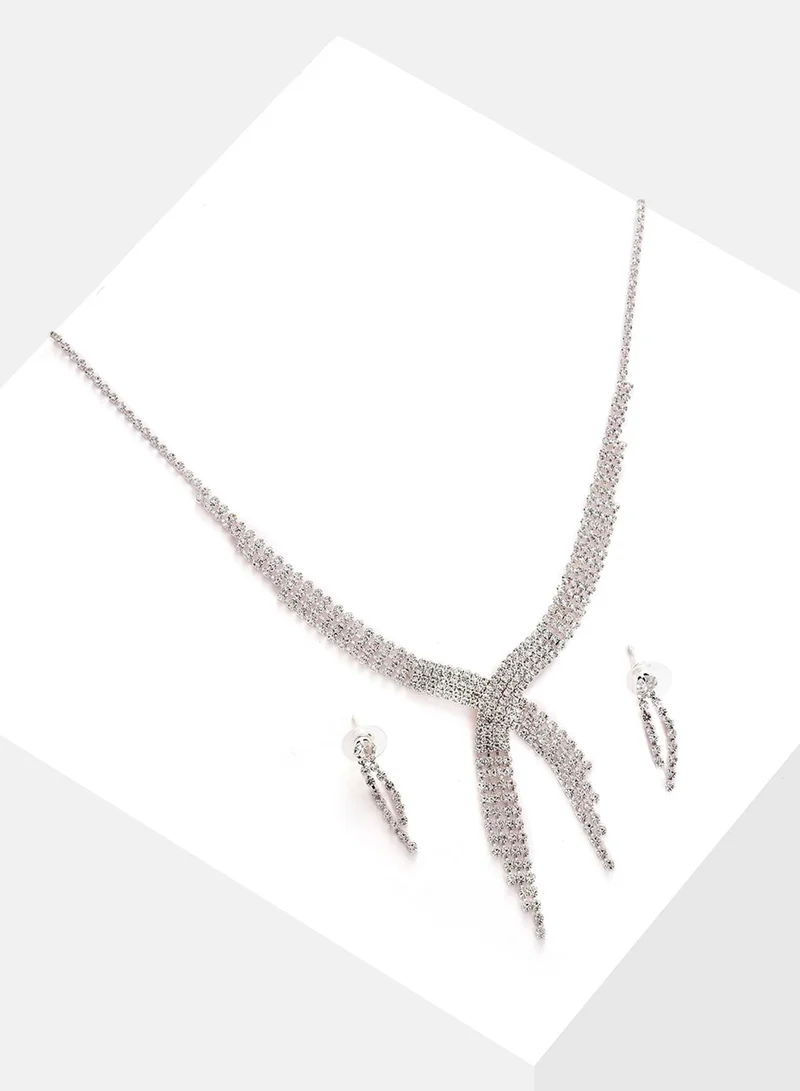 SOHI Stone-Studded Artificial Jewellery Set