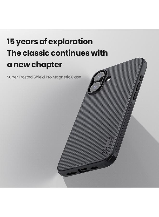 Nillkin Case For iPhone 16 Plus Frosted Shield Pro Magnetic Magsafe Phone Case - Image 4