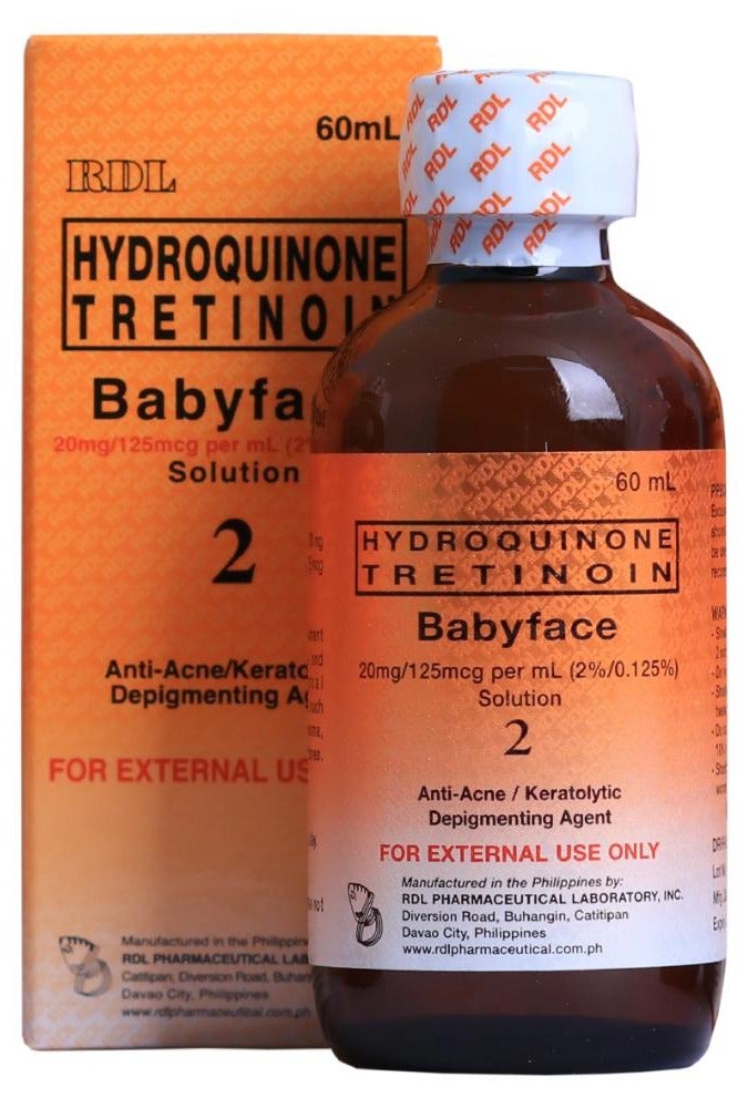 ار دي ال بيبي فيس رقم 2، عامل مضاد لحب الشباب ومزيل للتصبغات، 60 مل