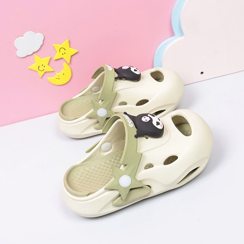 Summer Kidsren'S Clogs New Cartoon Pattern Diy Accessories Casual Outdoor Comfortable Beach Sandals For Boys And Girls - Image 4
