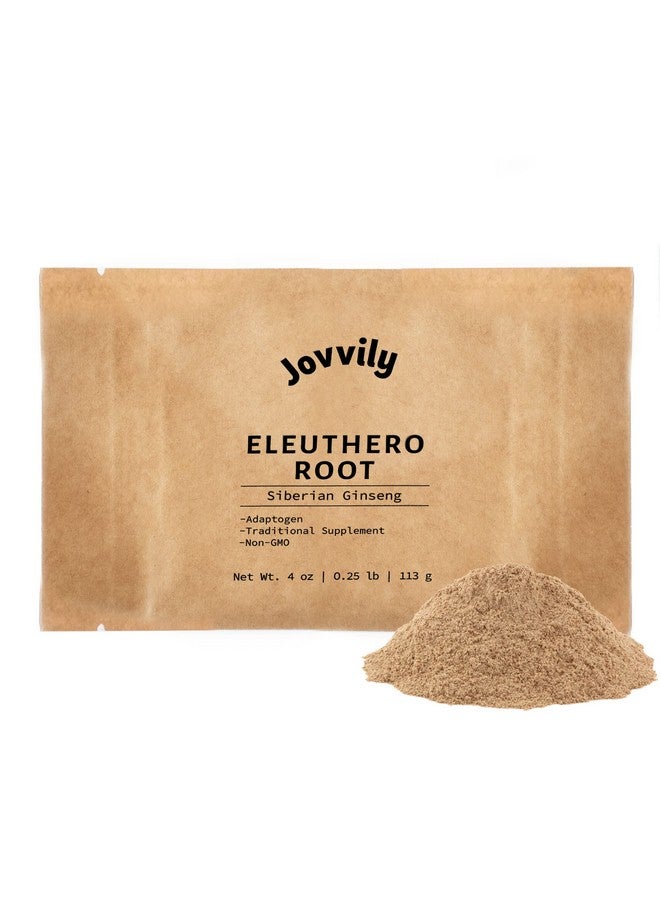 Jovvily Eleuthero Root Extract Powder - 4oz - Siberian Ginseng - Adaptogen - Non-GMO - Image 1