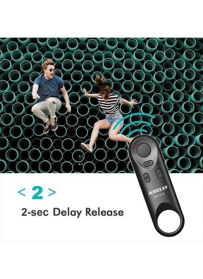 AODELAN - Camera Remote Control for Canon EOS RP, EOS R, R5, R6, M50, M50 II, 6D Mark II, 77D, 850D, 800D, 200D, 250D, EOS Rebel SL2, Rebel T7i, T8i, 90D, EOS M6 Mark II, SX70 HS; Replaces Canon BR-E1 - Image 1