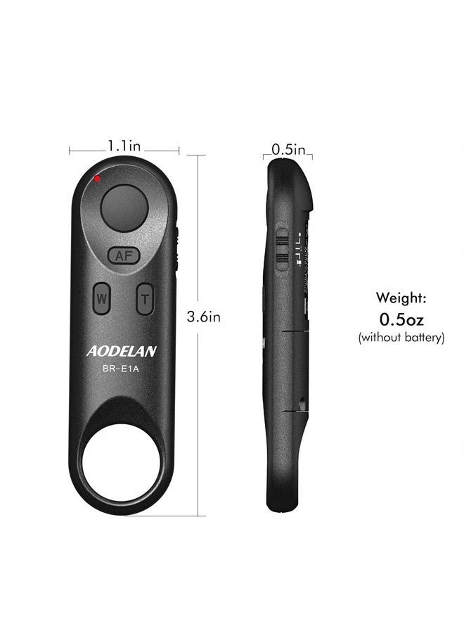 AODELAN - Camera Remote Control for Canon EOS RP, EOS R, R5, R6, M50, M50 II, 6D Mark II, 77D, 850D, 800D, 200D, 250D, EOS Rebel SL2, Rebel T7i, T8i, 90D, EOS M6 Mark II, SX70 HS; Replaces Canon BR-E1 - Image 1