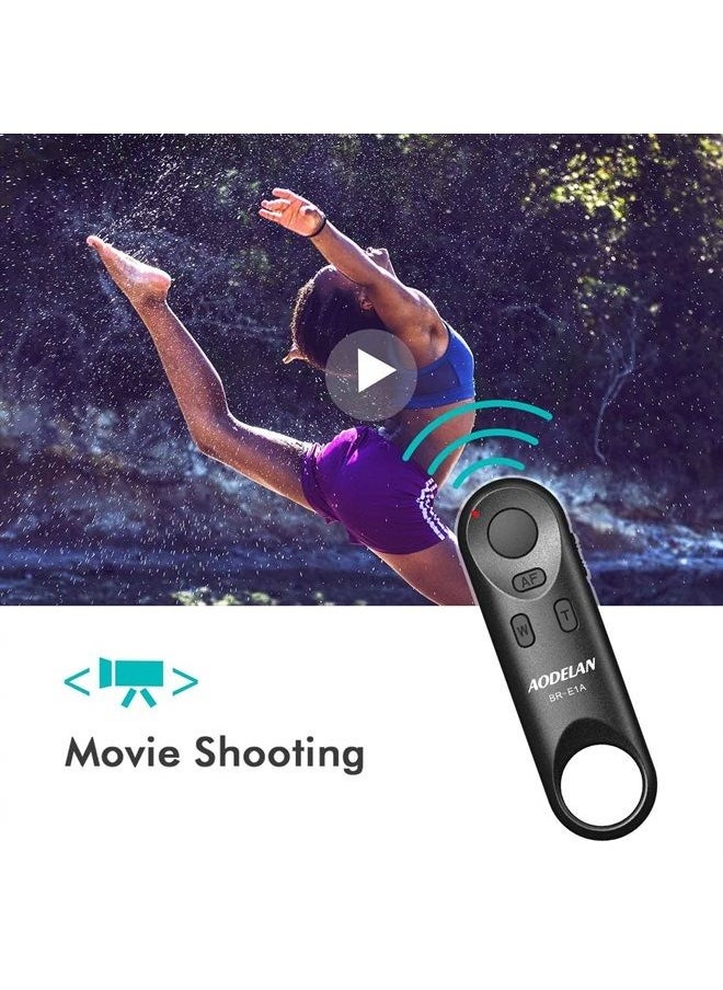 AODELAN - Camera Remote Control for Canon EOS RP, EOS R, R5, R6, M50, M50 II, 6D Mark II, 77D, 850D, 800D, 200D, 250D, EOS Rebel SL2, Rebel T7i, T8i, 90D, EOS M6 Mark II, SX70 HS; Replaces Canon BR-E1 - Image 1