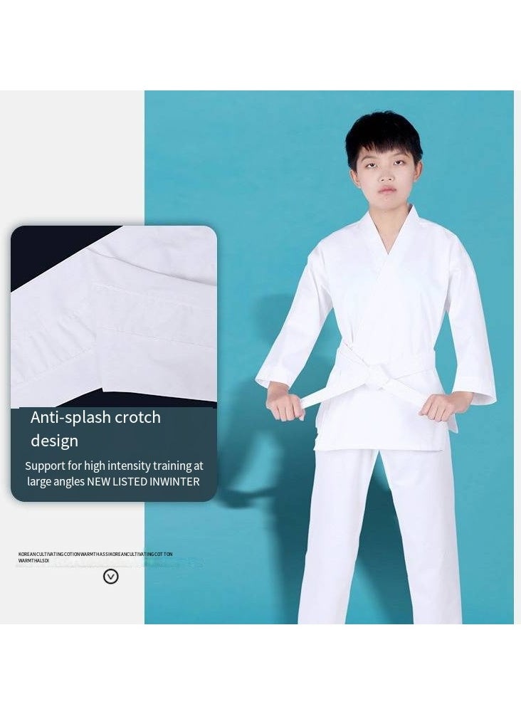 Generic Three-Piece Karate Uniform For Kids - 100% Cotton  - Image 3