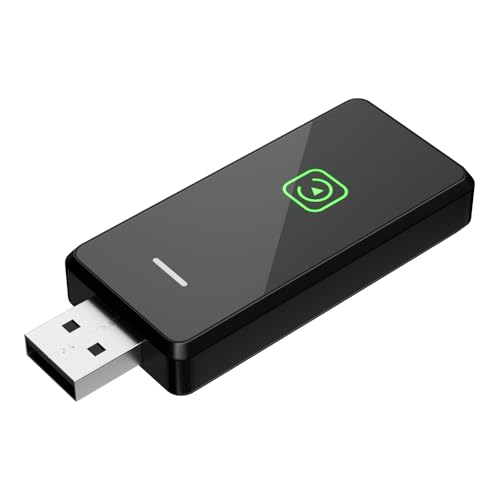 PWAYTEK Wireless CarPlay and Android Auto Adapter, 2-in-1 Mini USB Dongle, Convert Wired CarPlay to Wireless, Fast & Stable Connection for iPhone iOS 10+ and Android 11+ - Image 1