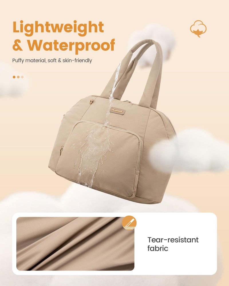 Lovevook حقيبة حفاضات LOVEVOOK توت بوفير، حقيبة حفاضات للأطفال بسعة كبيرة، حقيبة سفر لحفاضات مع وسادة تغيير، حقيبة مستشفى وصالة رياضية - Image 2