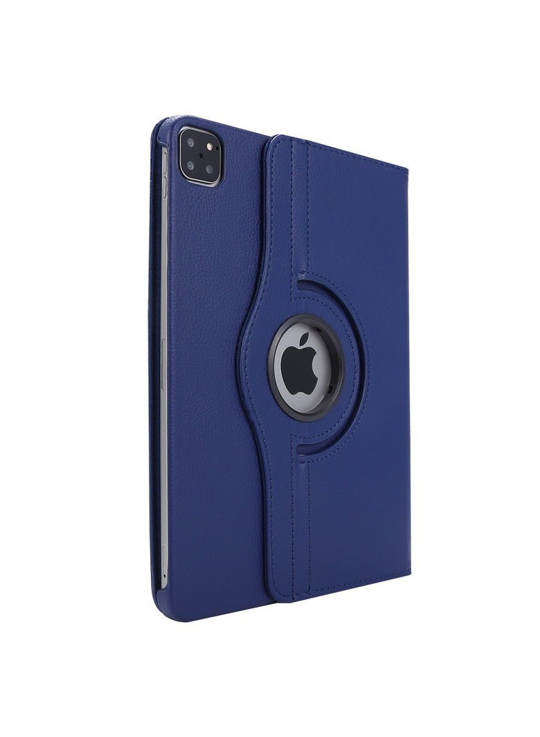 عام حافظة لـ 2024 iPad Pro 13 بوصة، تحتوي على حافظة جلد دائرية ب 360 درجة بشكل تنوعي أشكال الليشي الأساسية، محافظة حافظة. - Image 1