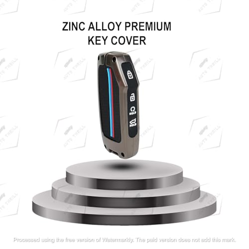 LivTee Premium Metal Key Cover for Kia Seltos 2024/2023 Facelift HTX, Carens X Line, Sonet Facelift-4 Button Smart Key (Kia) - Image 3