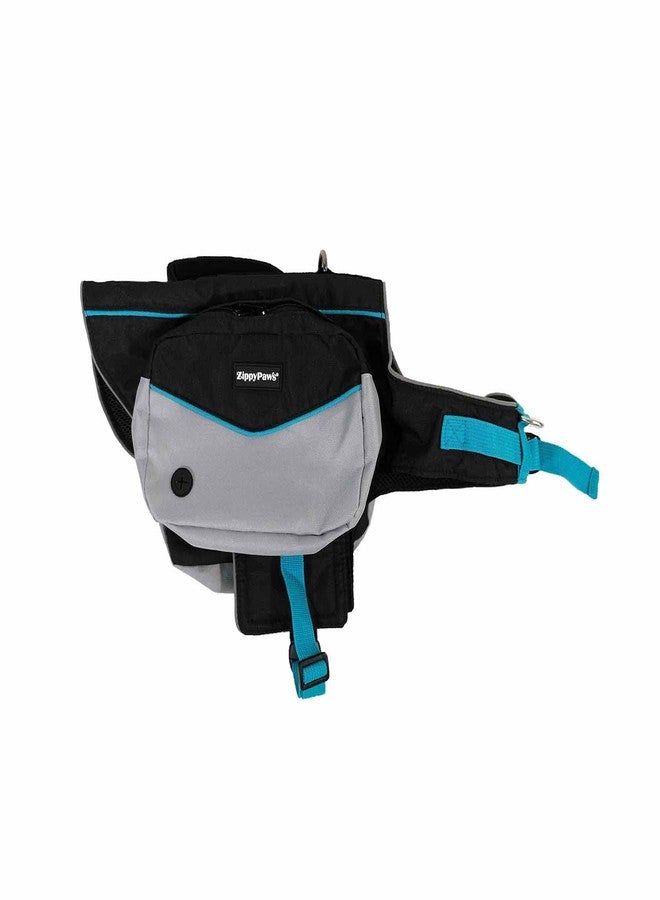 ZippyPaws Adventure Backpack - Teal - M - Image 4