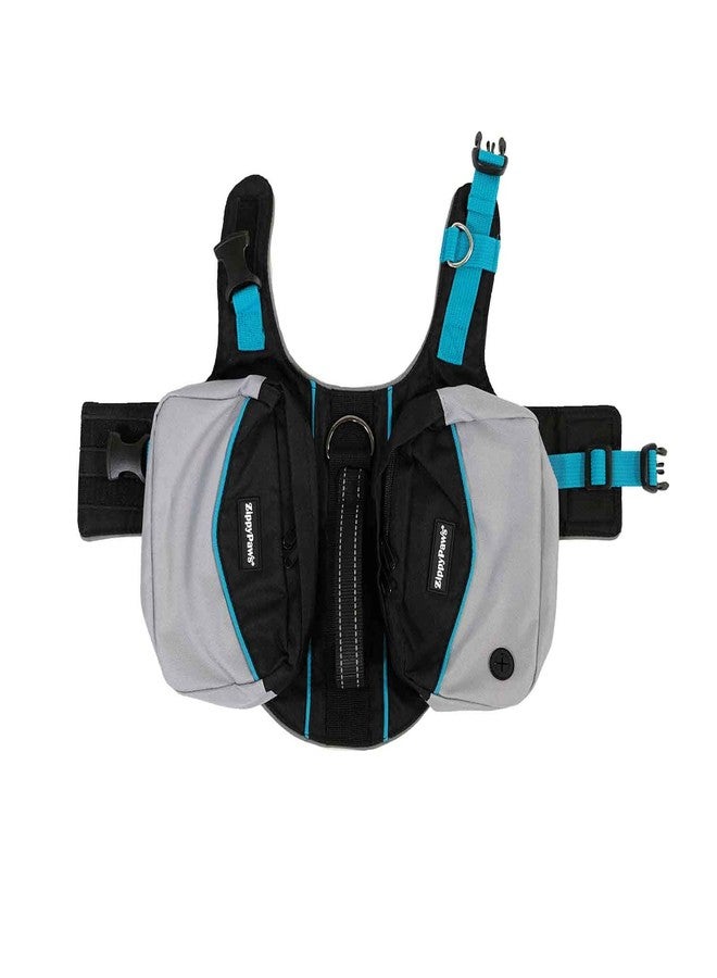 ZippyPaws Adventure Backpack - Teal - M - Image 2