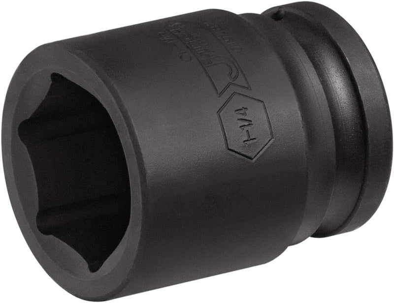 Jetech 3/4 Inch Drive 1-1/4 Inch Standard Impact Socket, Made with Chrome Molybdenum Alloy Steel, Heat Treated, 6-Point Design, SAE - Image 1