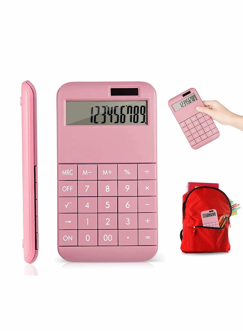 Basic Standard Calculator EC02CL-PN for Business, School  Office Use, Electric Digital Smart - Pink - Image 1
