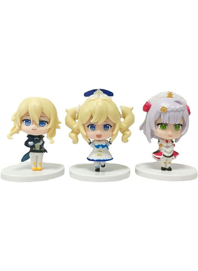 General - Genshin Impact Kaia Mona Lisa 6 Piece Action Figure Uniform Toy Character Figure Gift - Image 1