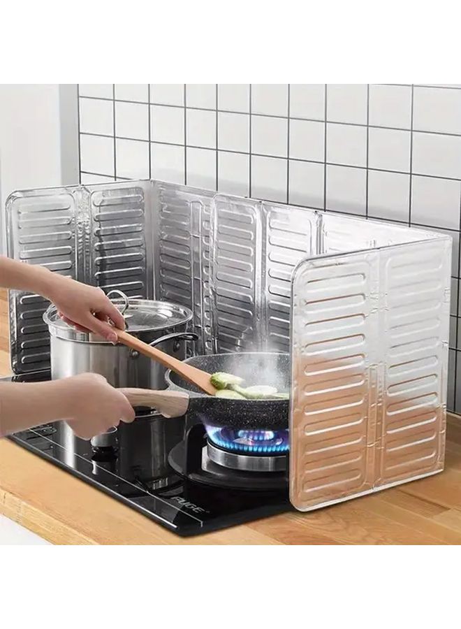Aluminum Foil Insulation Board Silvery Stove Top Splash Guard High Temperature Resistant - Image 1