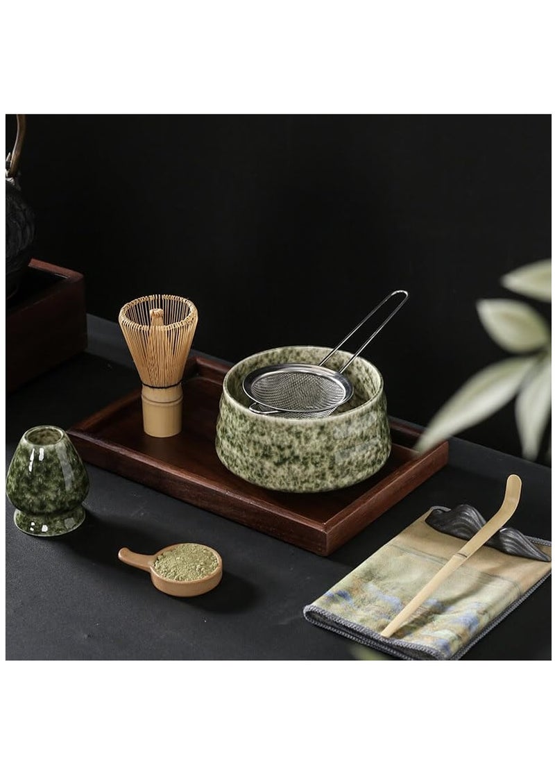 Arabest - 7Pcs Matcha Tea Set, Matcha Whisk Kit, Matcha Bowl Set, Matcha Ceremony Set - Image 1