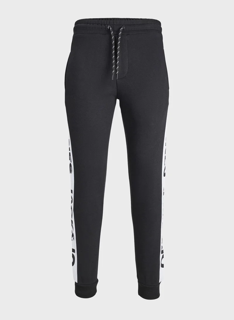 JACK & JONES Drawstring Cuffed Sweatpants