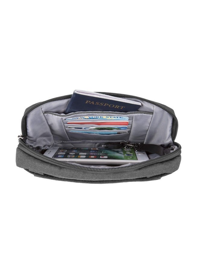 Travelon Anti-Theft Metro Convertible Small Crossbody Bag, Gray Heather, One Size  - Image 3