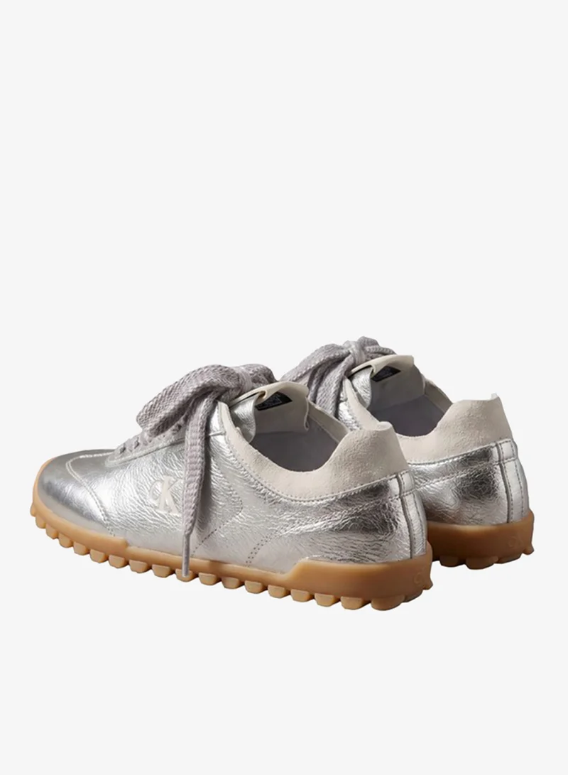 Calvin Klein  High-Shine Low-Profile Runner Trainers for Women | Best Price UAE
