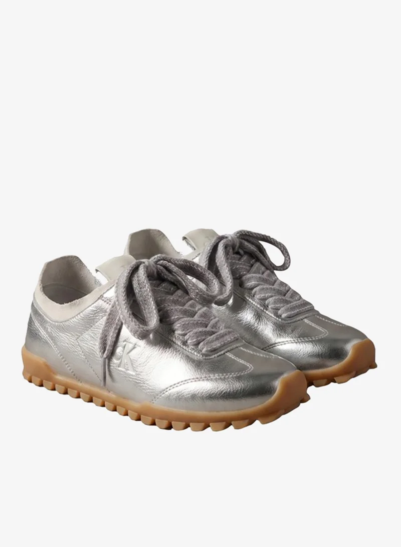 Calvin Klein  High-Shine Low-Profile Runner Trainers for Women | Best Price UAE