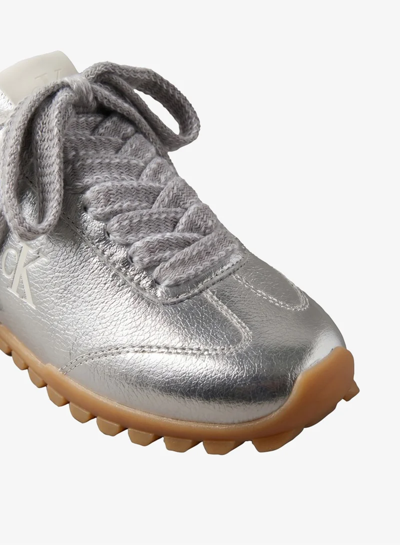 Calvin Klein  High-Shine Low-Profile Runner Trainers for Women | Best Price UAE