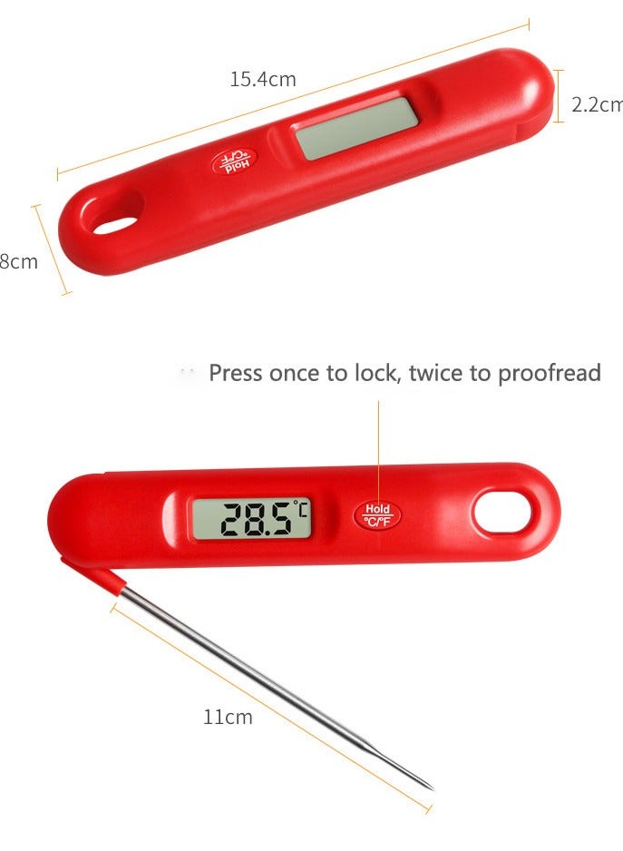 general Digital Meat Thermometer for Cooking Kitchen Food Candy Instant Read LCD Thermometer with Backlight and Magnet for Oil Deep Fry BBQ Grill Smoker Thermometer - Image 5