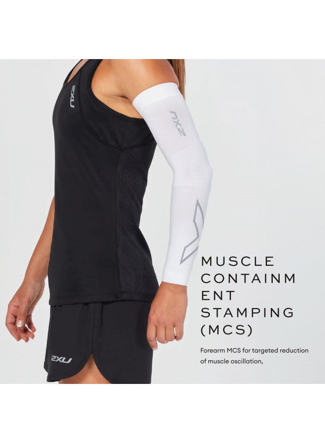 2XU Compression Flex Arm Sleeve - X-Small - Black/Grey - Image 5