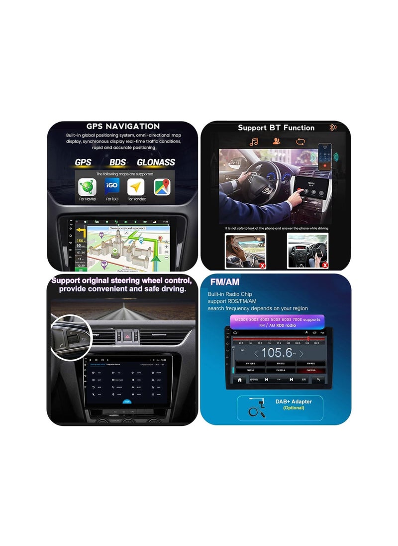 SHEZA STAR - Android Car Stereo for Nissan X-Trail 2008 2009 2010 2011 2012 2013 1GB RAM 32GB ROM 10 Inch MirrorLink WiFi BT, IPS Touch Screen with Backup Camera Included - Image 1