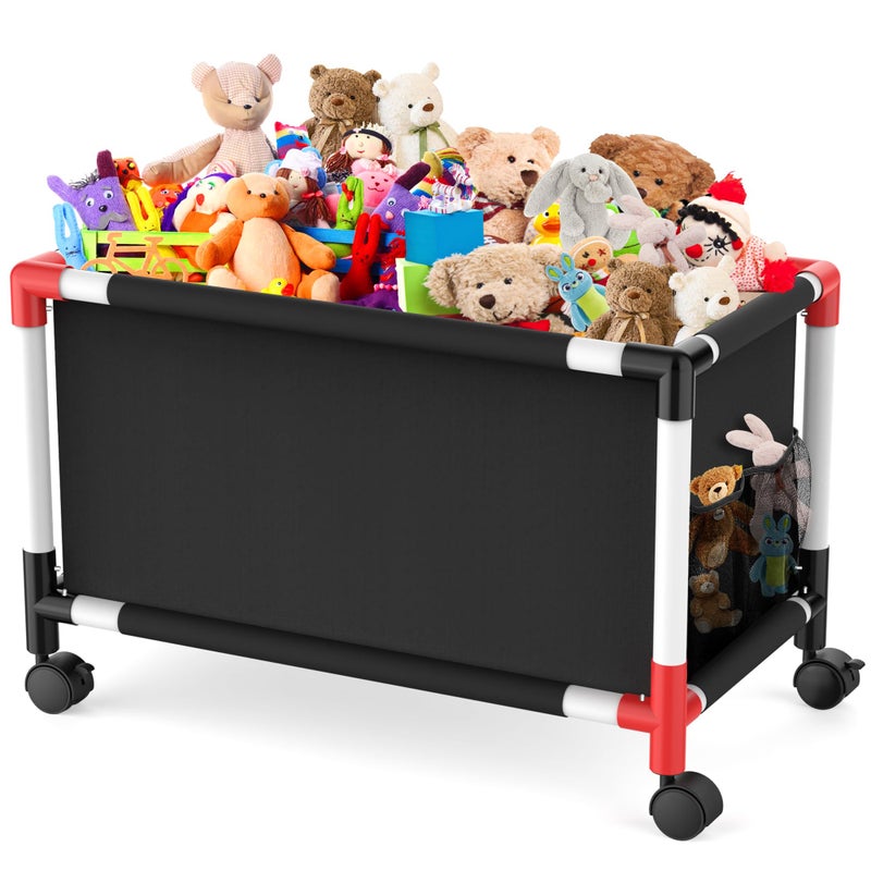 Mabahoo Extra Large Toy Box Kids Storage Organizers with 360 Wheels 120L Oxford Toy Chest Boxes for Boys Girls Home Storage Organizer Toybox for Bedroom Living Nursery 284 x 154 x19 Inches