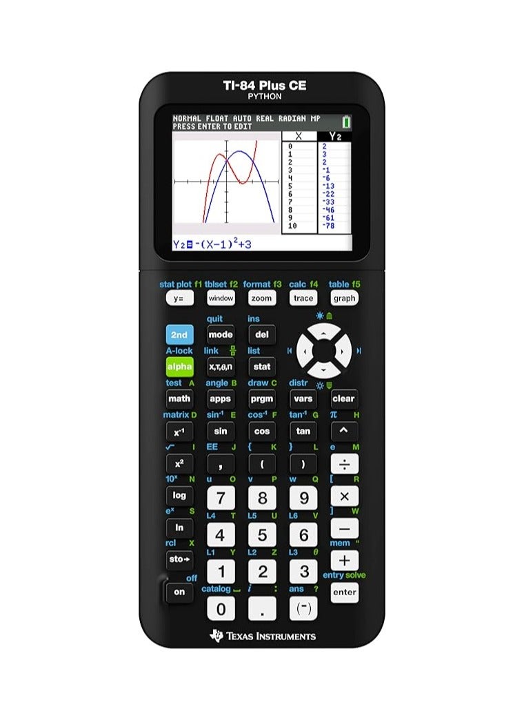 Texas Instruments TI-84 Plus CE Graphing Calculator 7.5 inch Python, Black - Image 2