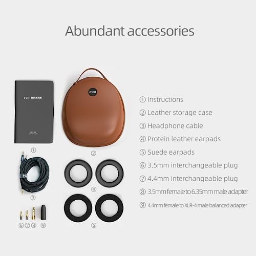 FIIO FT3 Dynamic High-Res Over-Ear Headphones - Image 4