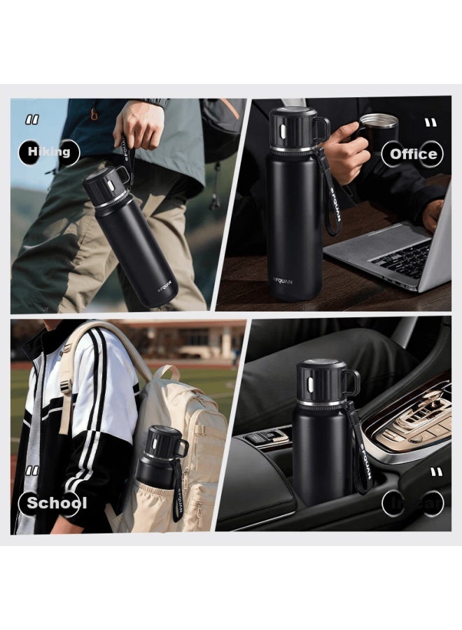 Cica Large Capacity Insulated Water Bottle Men's 316 Stainless Steel Tea Separation Tea Infuser Cup For Students - Image 3