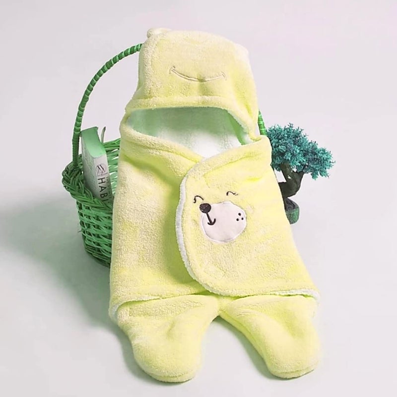 BRANDONN Baby Blanket Newborn Gift Pack of Swaddle Wrapper, 0-9 Months, Length 68 cm x Width 68 cm - Image 2