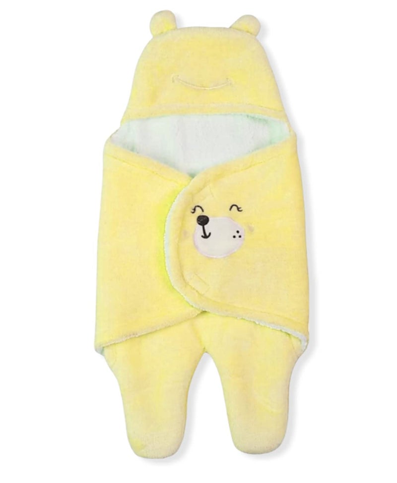 BRANDONN Baby Blanket Newborn Gift Pack of Swaddle Wrapper, 0-9 Months, Length 68 cm x Width 68 cm - Image 1