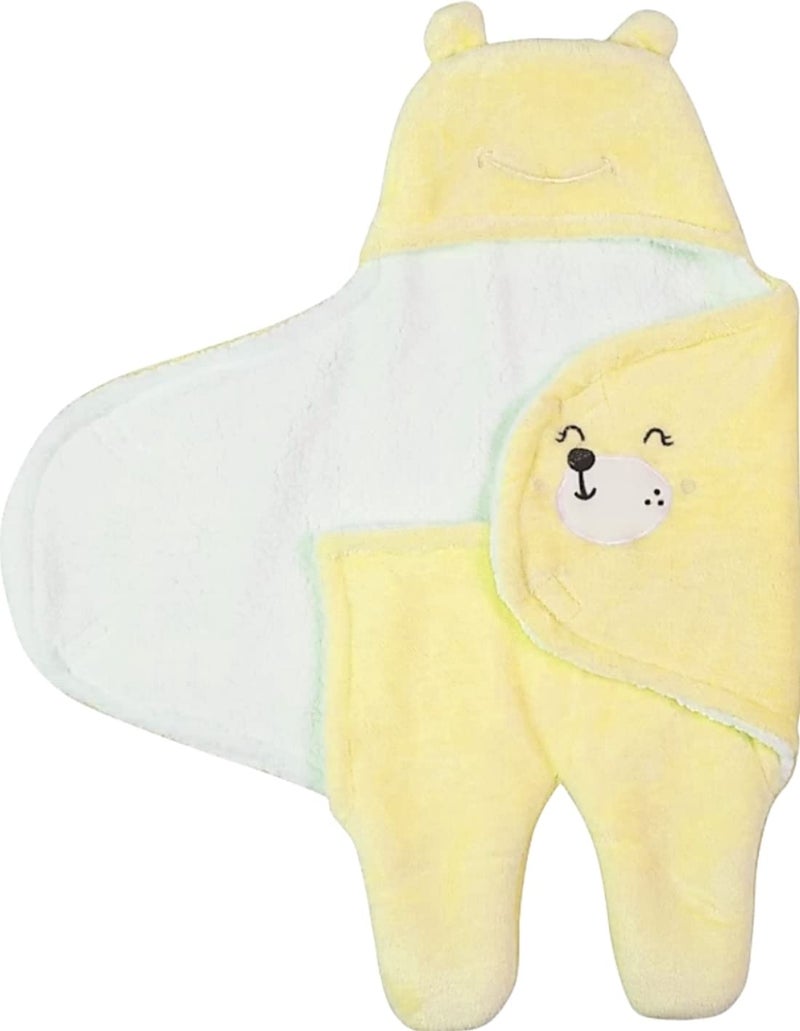 BRANDONN Baby Blanket Newborn Gift Pack of Swaddle Wrapper, 0-9 Months, Length 68 cm x Width 68 cm - Image 3