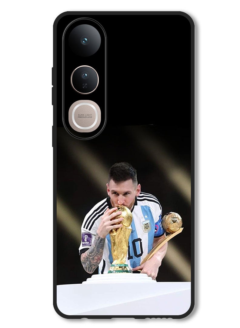 Theodor Case Compatible with Vivo V50 Lite Protection Shockproof Bumper Cover Messi (3) - Image 1