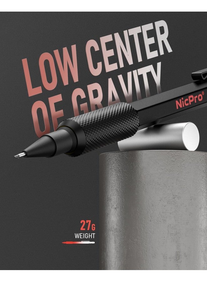 Nicpro 0.9 Metal Mechanical Pencil Set With Case 3Pcs Hevey Duty Mp2000 Lead Pencil With 6 Tube Hb Lead Refills 0.9Mm Erasers Weatherproof Barrel For Outdoor Writing Drafting Drawing Sketching - Image 2