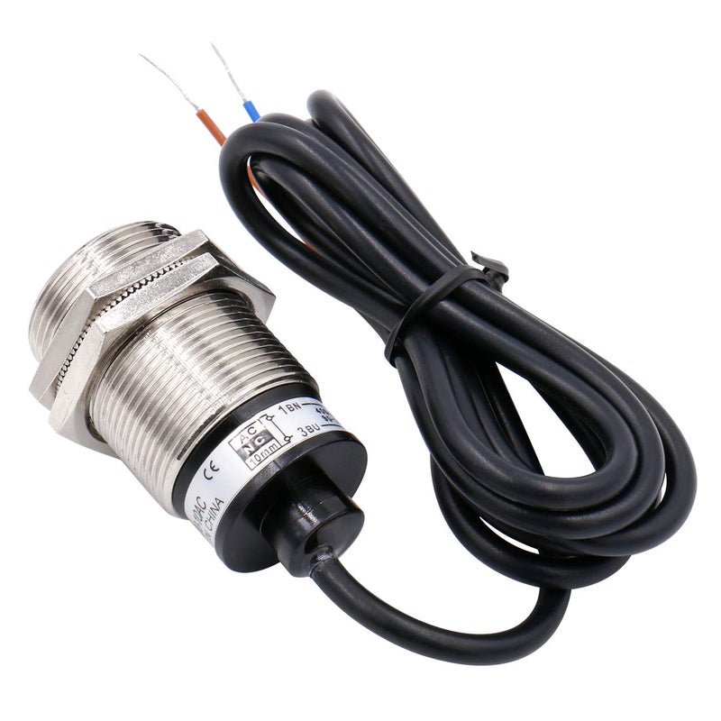 Heschen M30 Inductive Approach Proximity Sensor Switch, PR30-10AC, Cylindrical Type, Detector Distance 10mm, AC100-240V, Shield Type, 2-Wire, NC(Normally Closed) - Image 2