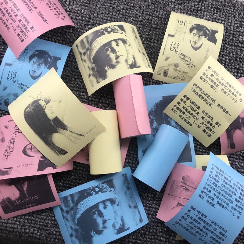 Mini Printer Paper Small Wrong Printer Paper 10 Years Label Paper Adhesive Transparent Sticker - Image 4