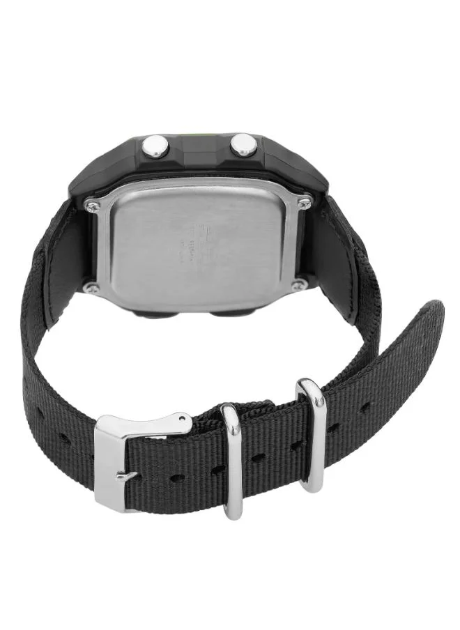 CASIO Men's Digital Display Watch With Black Cloth Strap - AE-1200WHB-1B