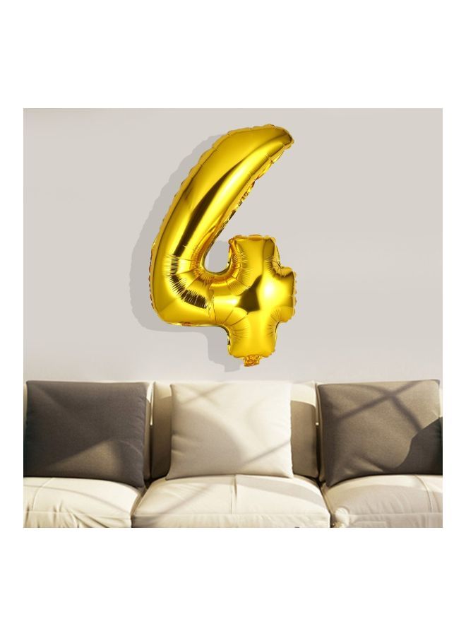 NIBEMINENT Numeric 4 Foil Balloon 30inch - Image 3