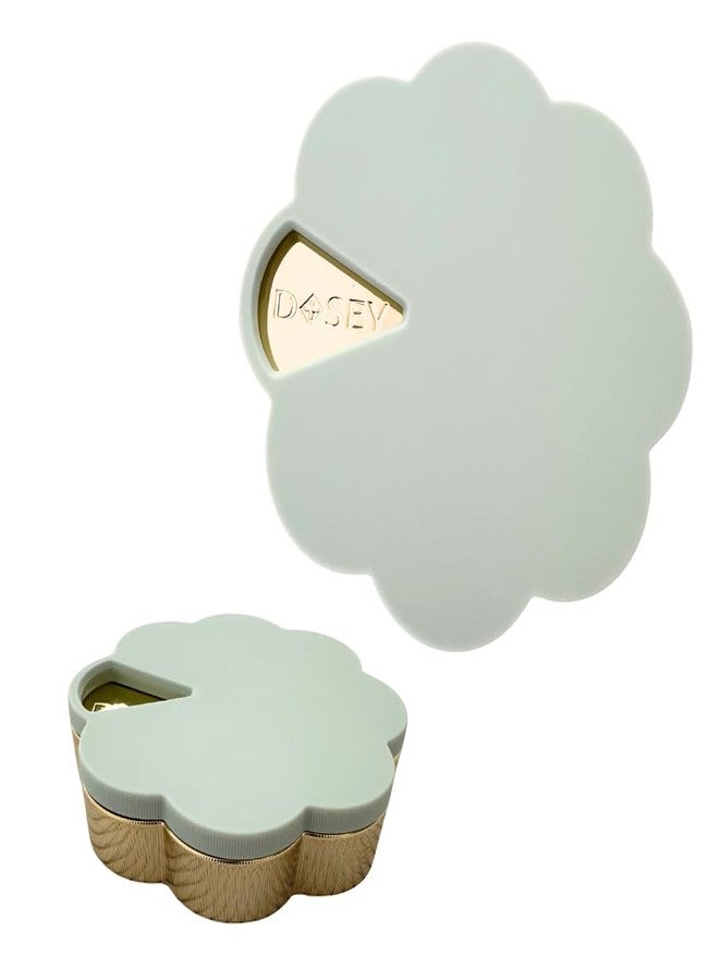 Dosey Twist+Stack Pill Organizer, Weekly & Daily Medicine Organizer Case, Portable Travel Pill Box, Compact Vitamin & Medication Storage Solution, Sage Gold - Image 1