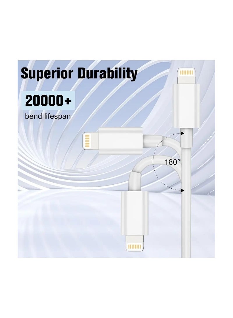 XTRA Charger Cable original Type-C Super Fast Charging Cable Type C to Lightning Data Transfer Cable for 14 13 12 11 Pro Max XR XS 8 7 6 Plus SE Mini - Image 4